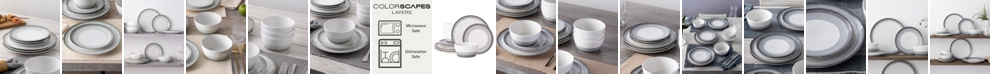 Noritake Colorscapes Layers 12 Piece Coupe Dinnerware Set